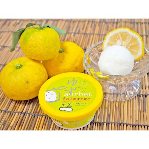 高知アイス ゆずシャーベット 115ml Green Beans | グリーンビーンズ