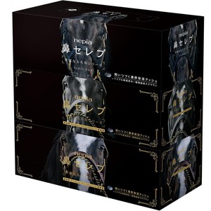 王子ネピア 鼻セレブ ティシュ 華麗なる名馬シリーズ 200組3個 Green