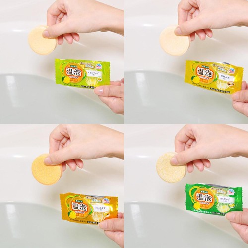 アース製薬 温泡発泡入浴 こだわりゆず 炭酸湯 40g 20錠入 Green Beans