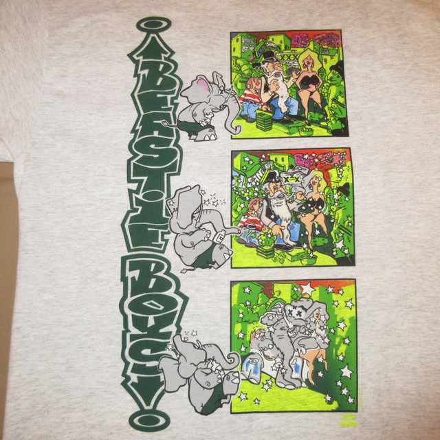 ▪️07s ピースティーボーイズ ビンテージTEE 両面プリント mix up