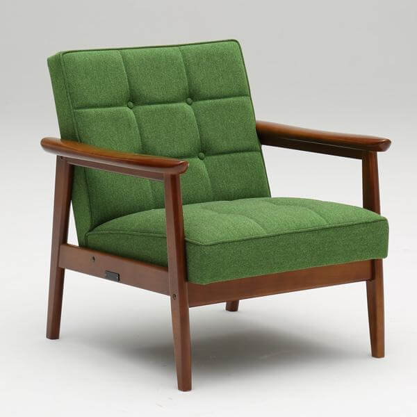 カリモク60【正規販売店】 Kチェア 1シーター タープグリーン | 北欧