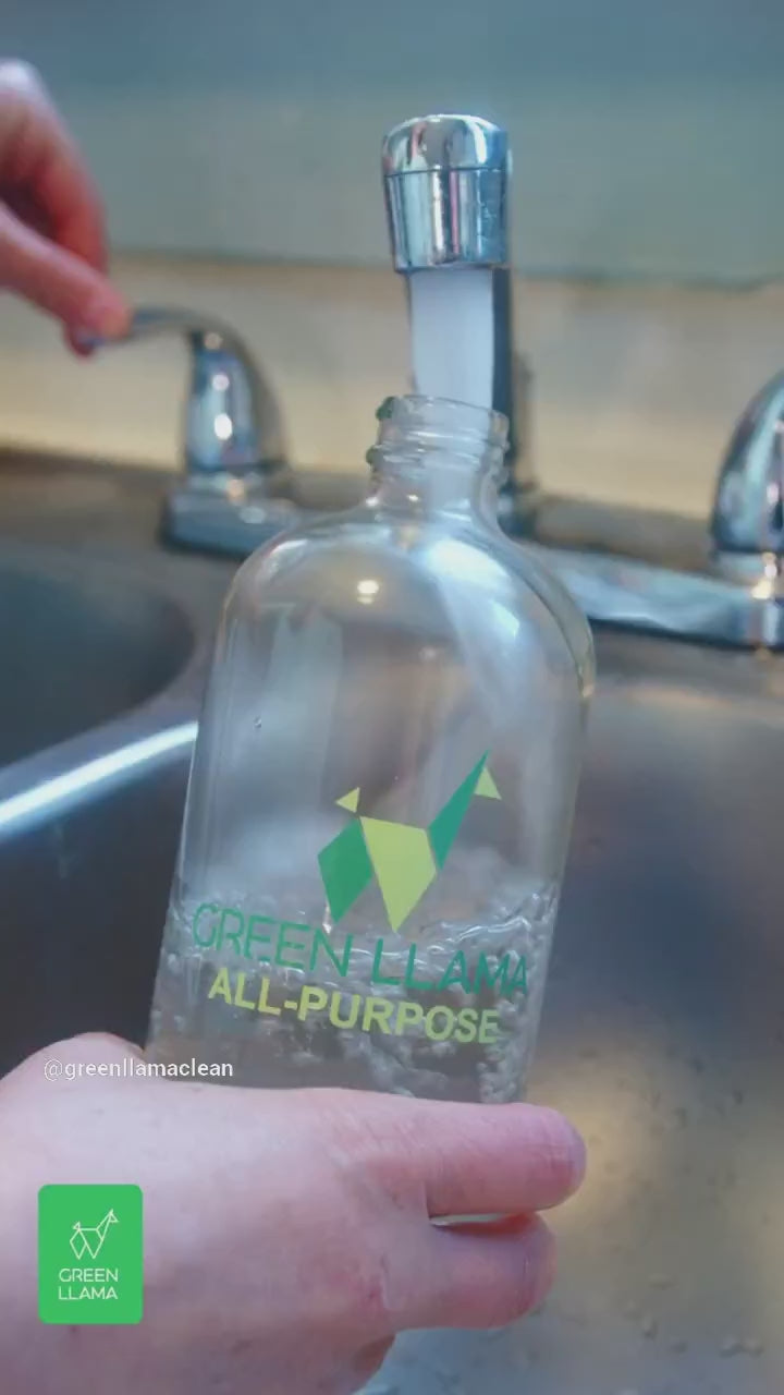 Fragrance-Free All-Purpose Cleaning Kit | Refillable Glass Bottle