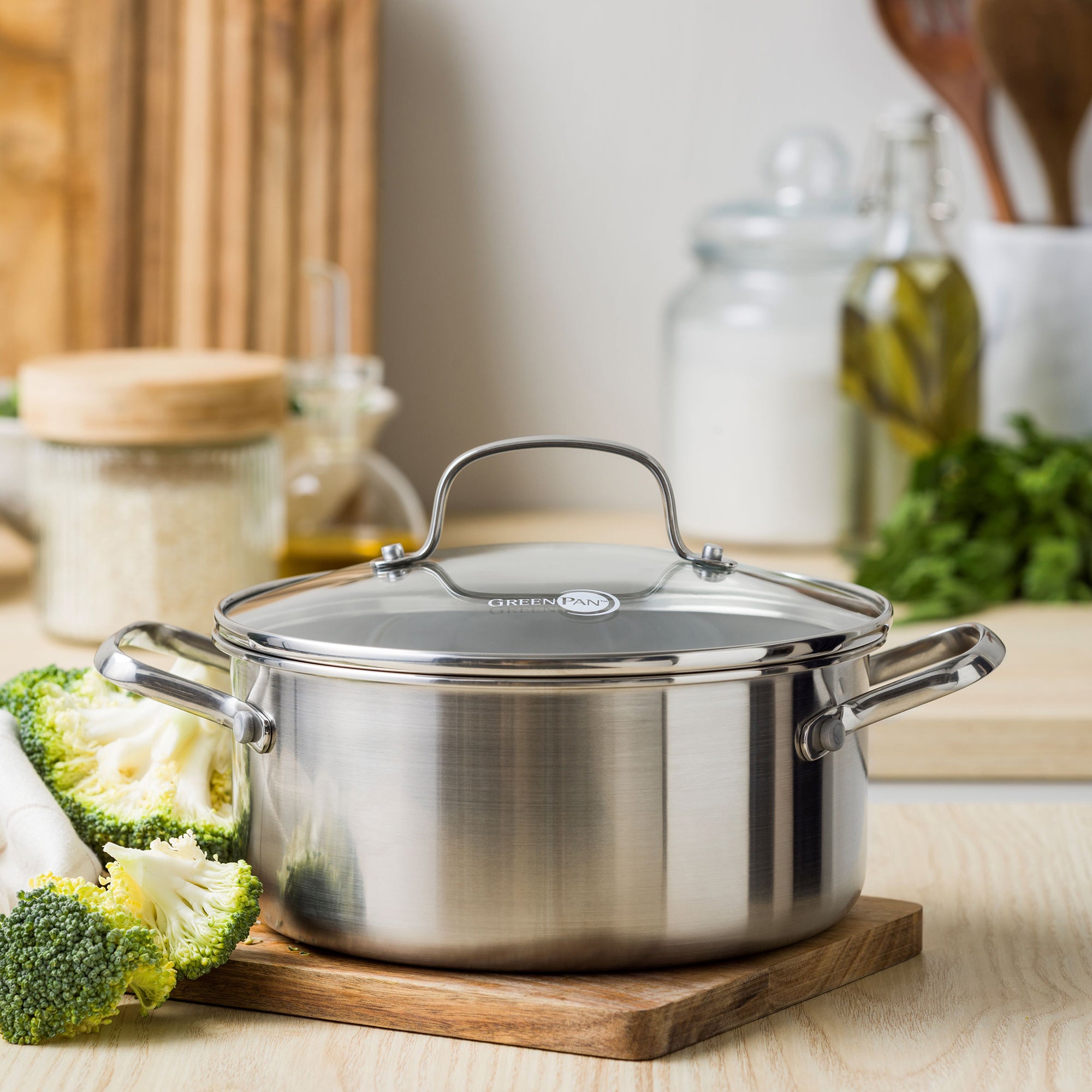 新商品】エーペックス キャセロール 20cm ガラス蓋付き – グリーンパン