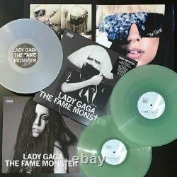 Lady Gaga The Fame Monster 3lp Vinyl (silver + Coke Bottle Clear
