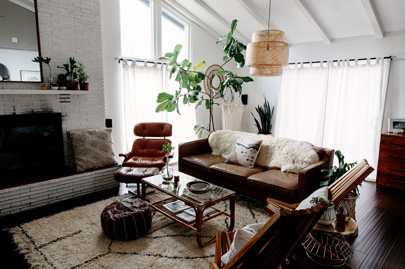 Home Tour: Modern + Bohemian-Inspired Family Sanctuary - Green