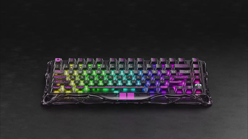 GravaStar Mercury V75 Lite透明ブラック｜ホールエフェクトゲーミング