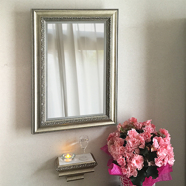 鏡壇ミラリエ」アンティークシルバー（Lサイズ）