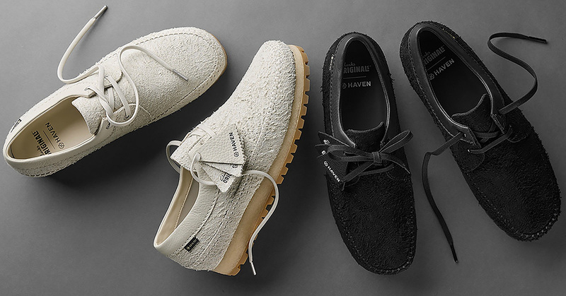 HAVEN x Clarks Originals Weaver GTX made from robust materials |