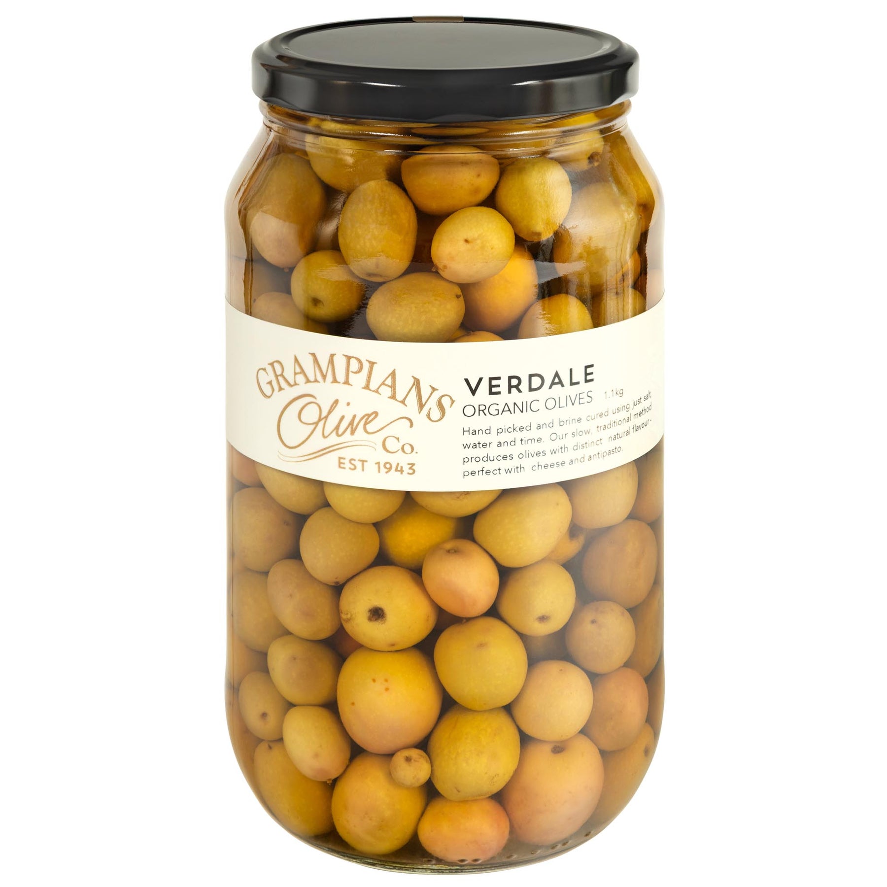 Australian Organic Verdale Table Olives - Grampians Olive Co.