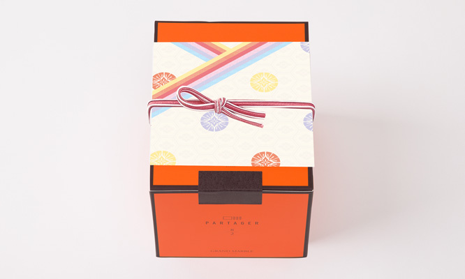 2026 WhiteDay PARTAGER京・十二単（4枚入BOX）｜GRAND MARBLE