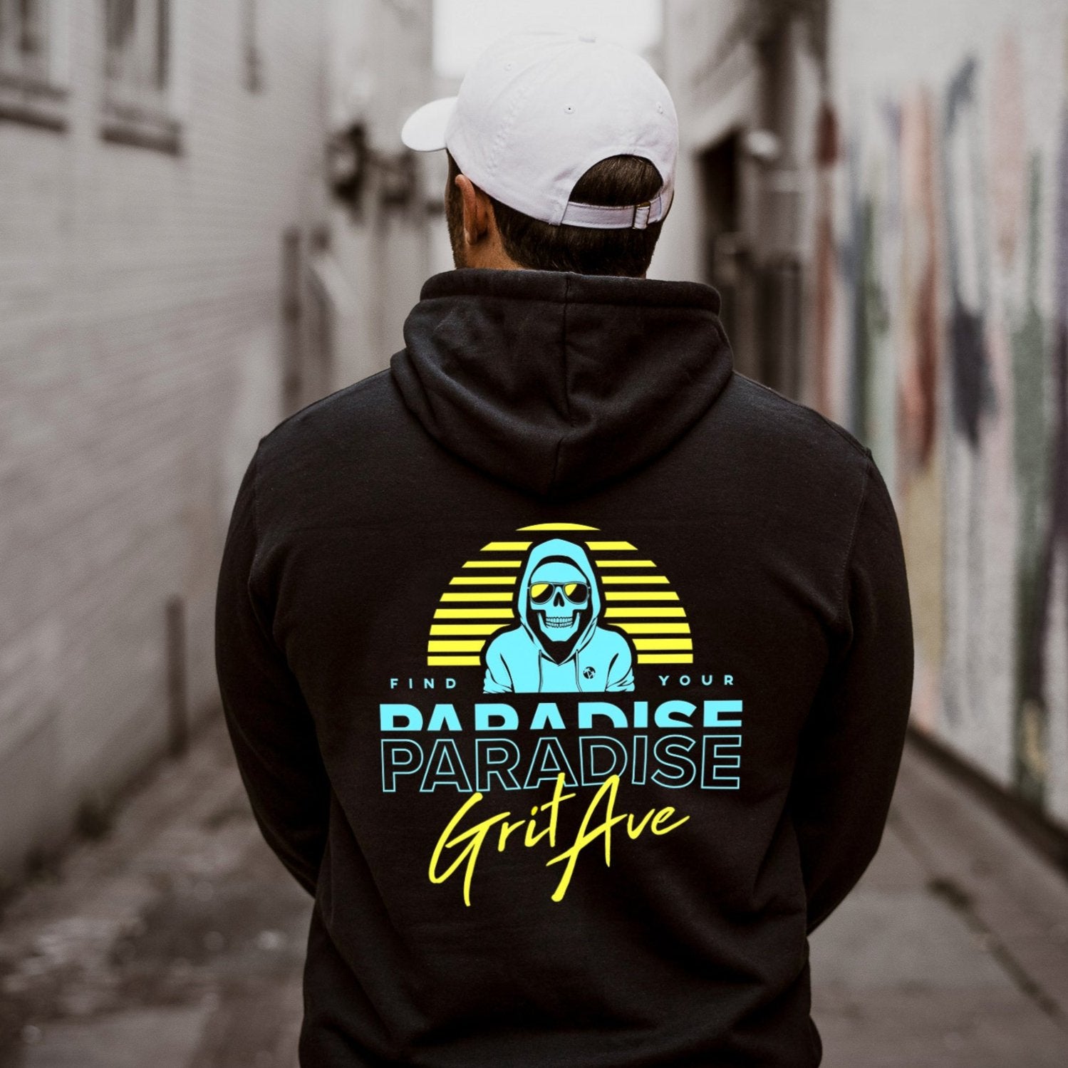 SUNSET - Black Unisex Hoodie – Grit Avenue