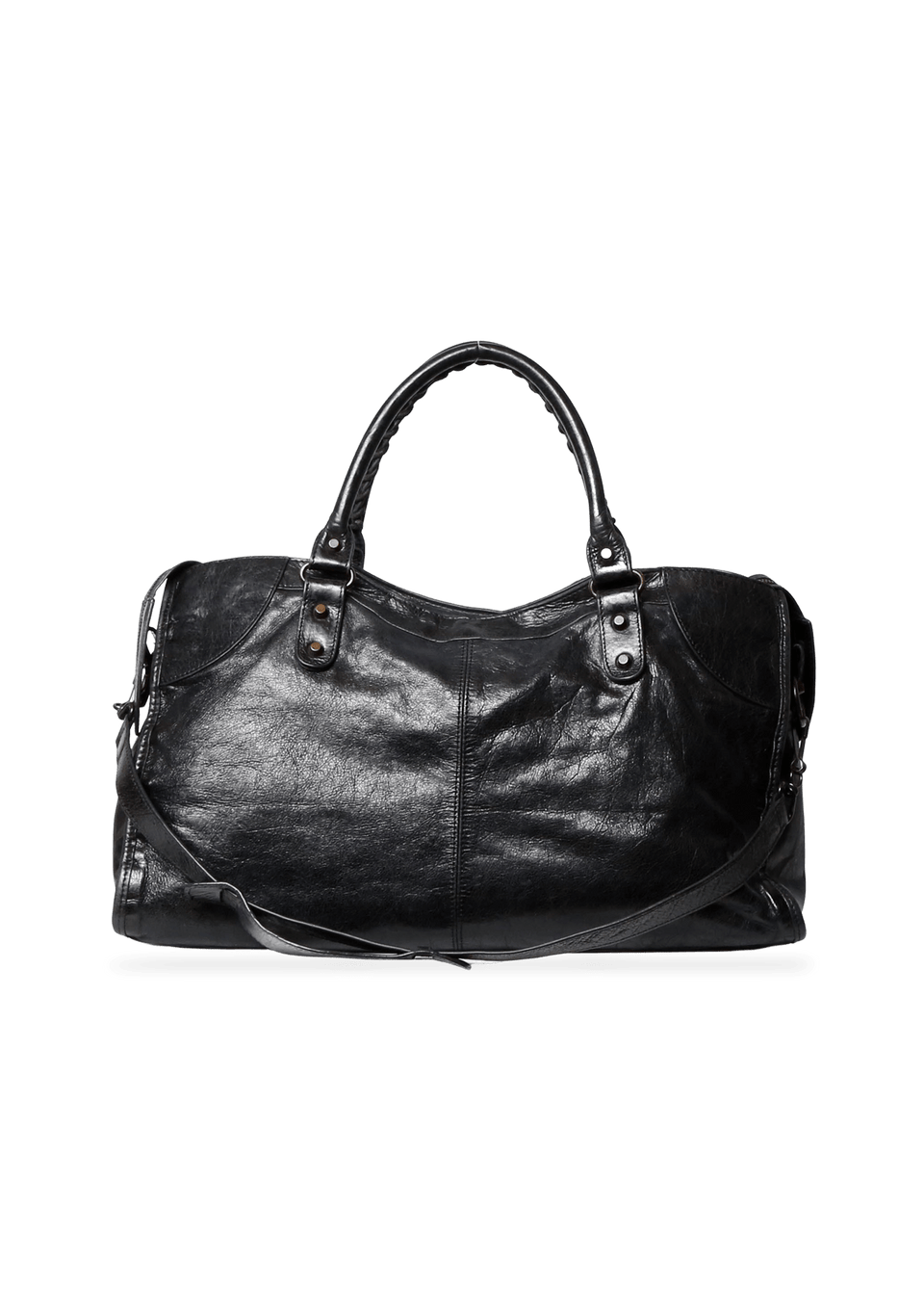 BOLSA BALENCIAGA MOTOCROSS CLASSIC CITY BAG PRETA – Gringa