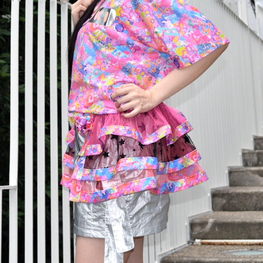 6% DOKIDOKI tiered pannier skirt / belt – Grumpy Bunny