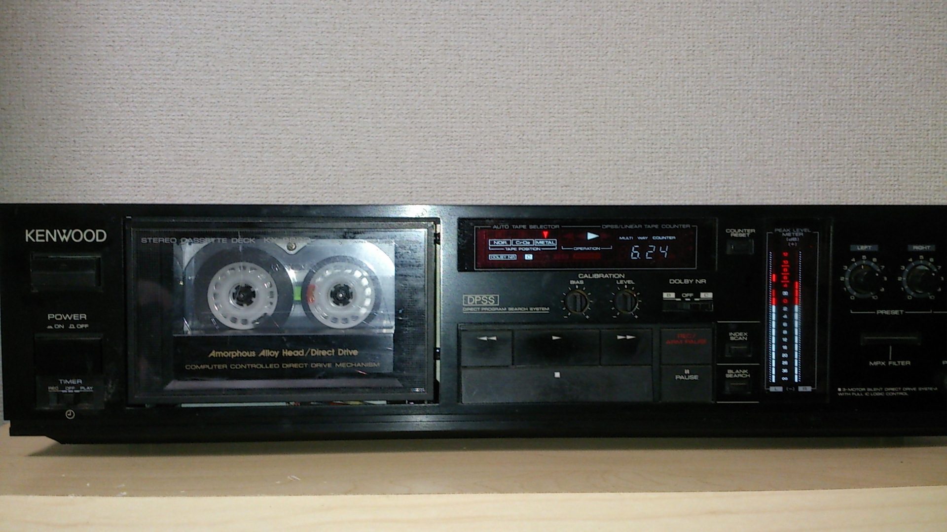 KENWOOD KX-880Gカセットデッキ修理