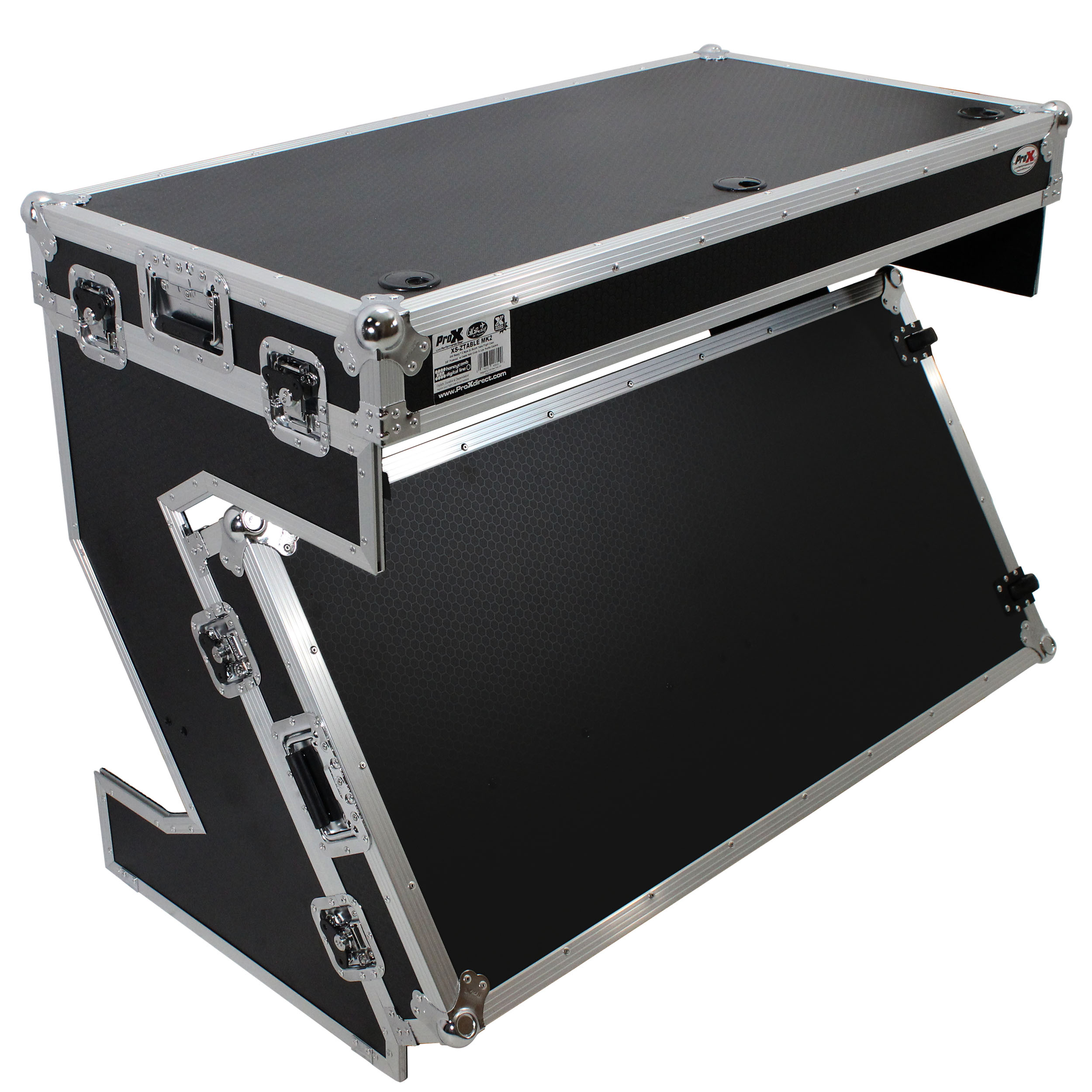 DJ Z-Table Workstation | Flight Case Table | Portable W-Handles