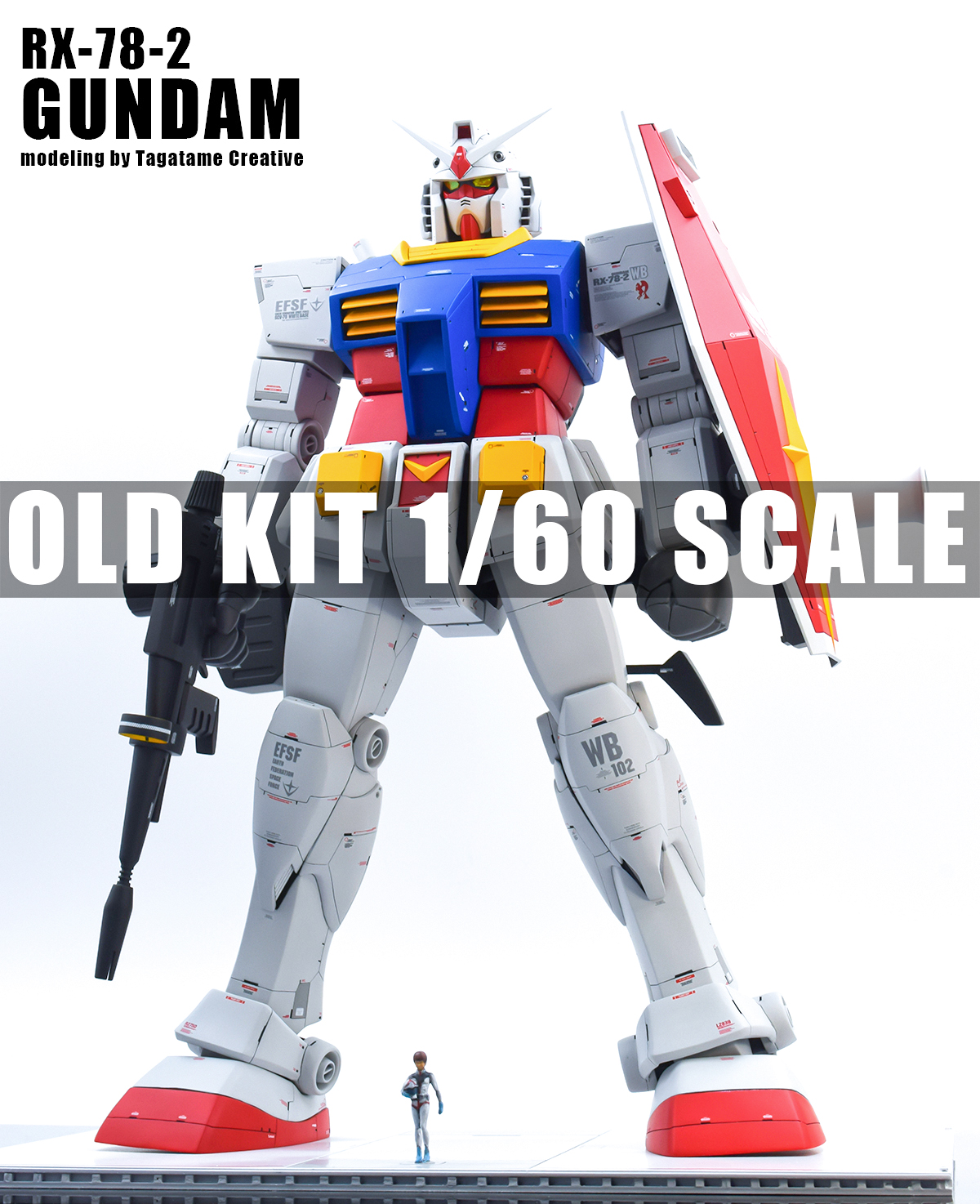 旧キット1/60『RX-78-2 ガンダム』改修完成品レビュー | タガタメ