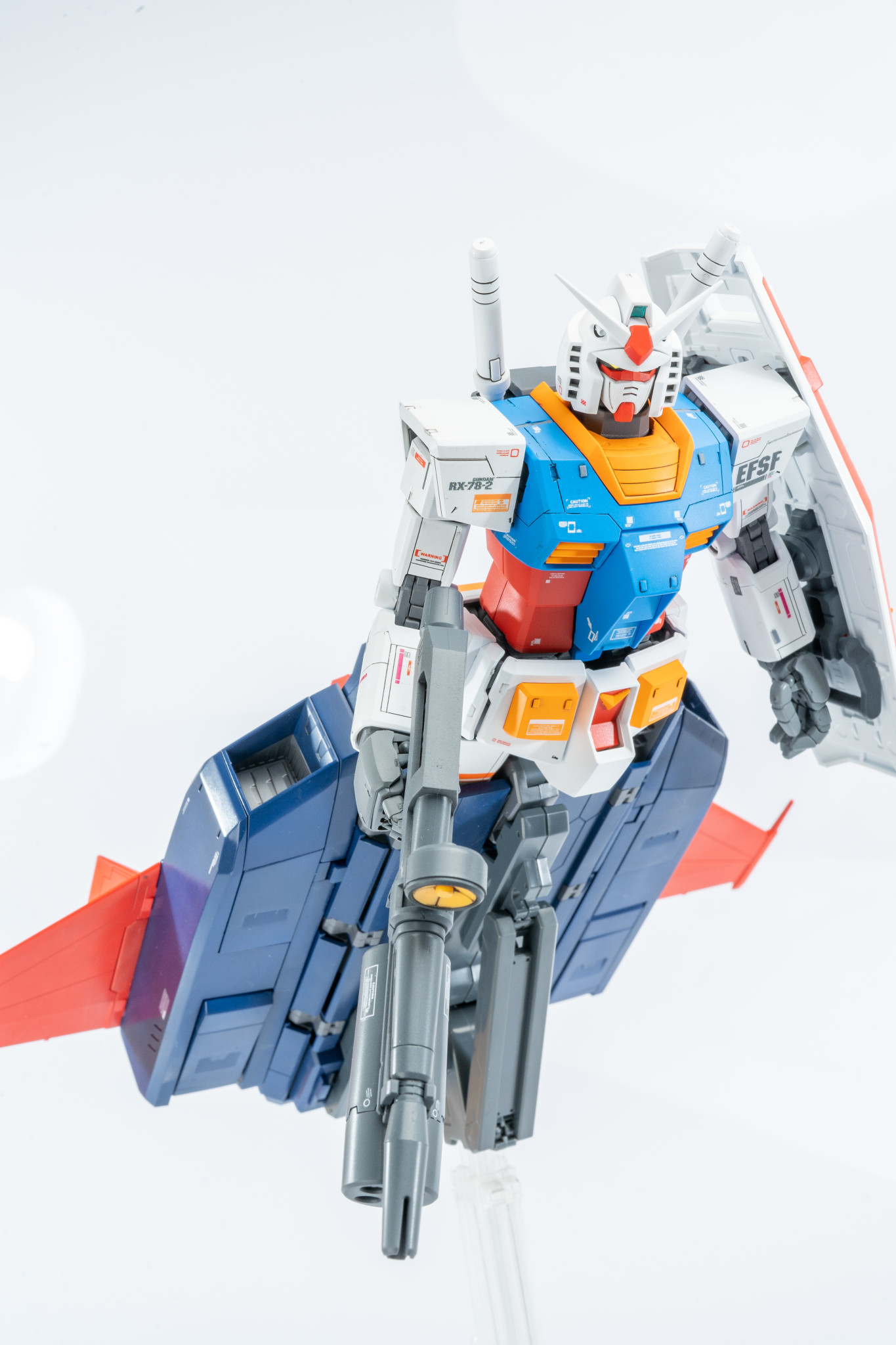 MG ガンダムver. 2.0 + Gファイター｜まるおさんのガンプラ作品