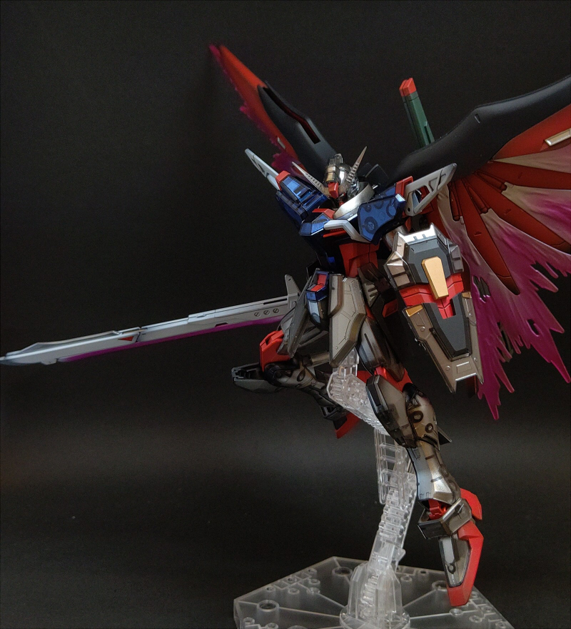 HGデスティニーガンダムSpecⅡ[クリアカラー最大稼働ver.]｜じんべえ