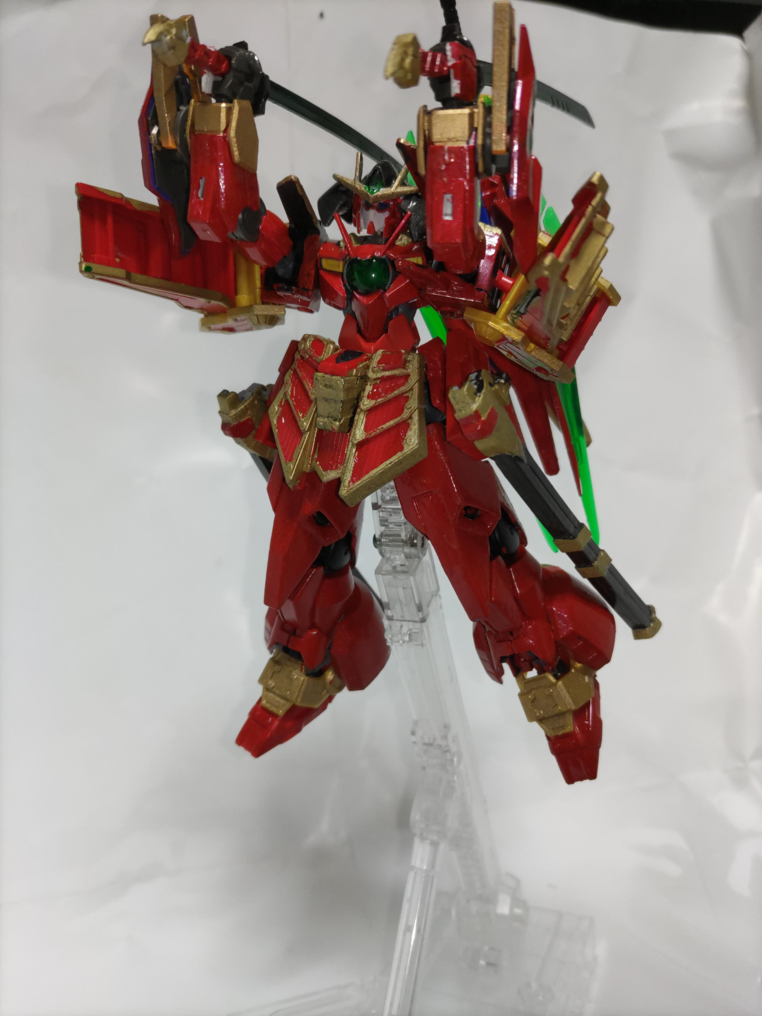 武者頑駄無型ダブルオークアンタ 2.5｜miyajiさんのガンプラ作品