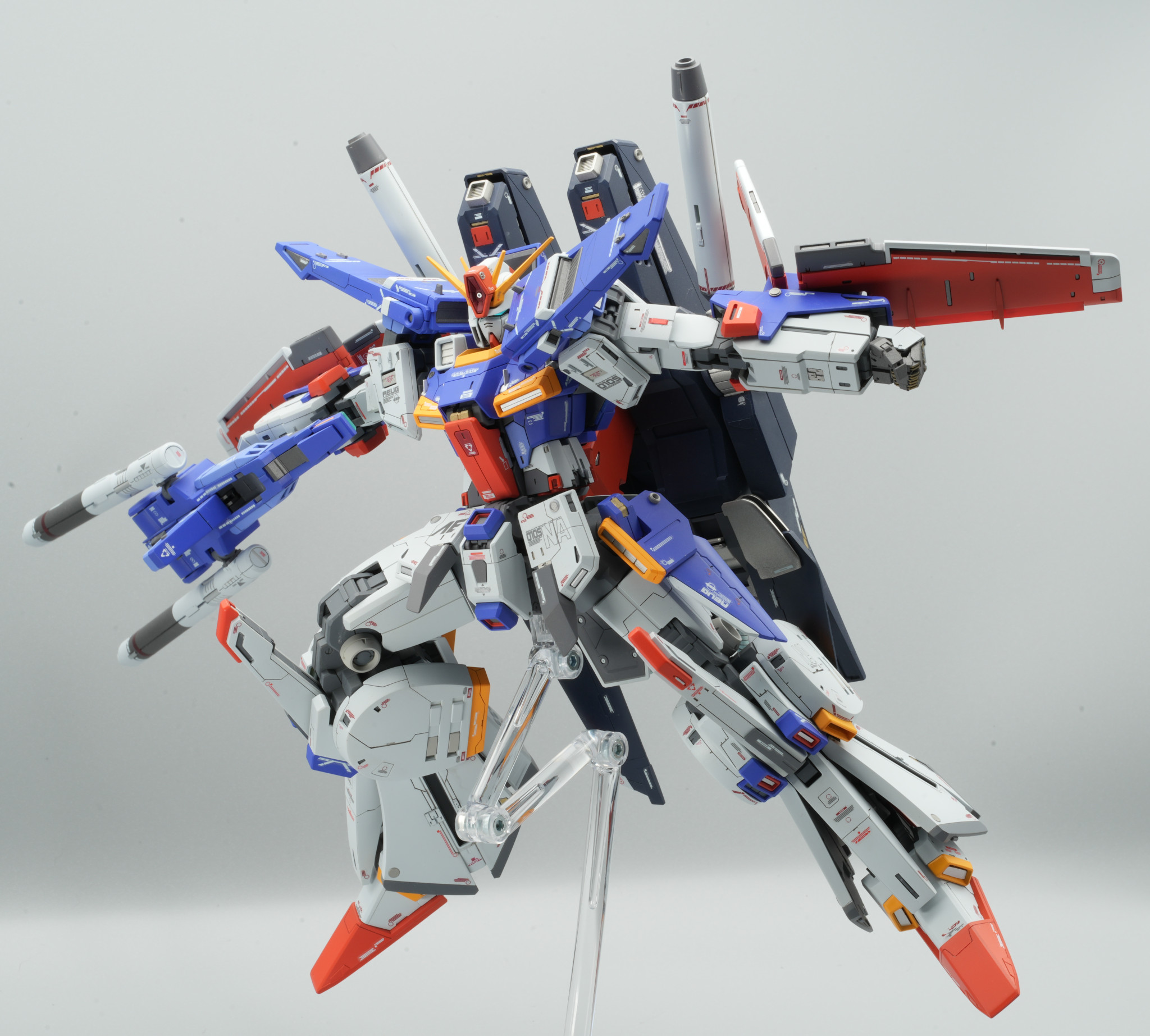MG 強化型ZZガンダム｜kametaさんのガンプラ作品｜GUNSTA（ガンスタ）