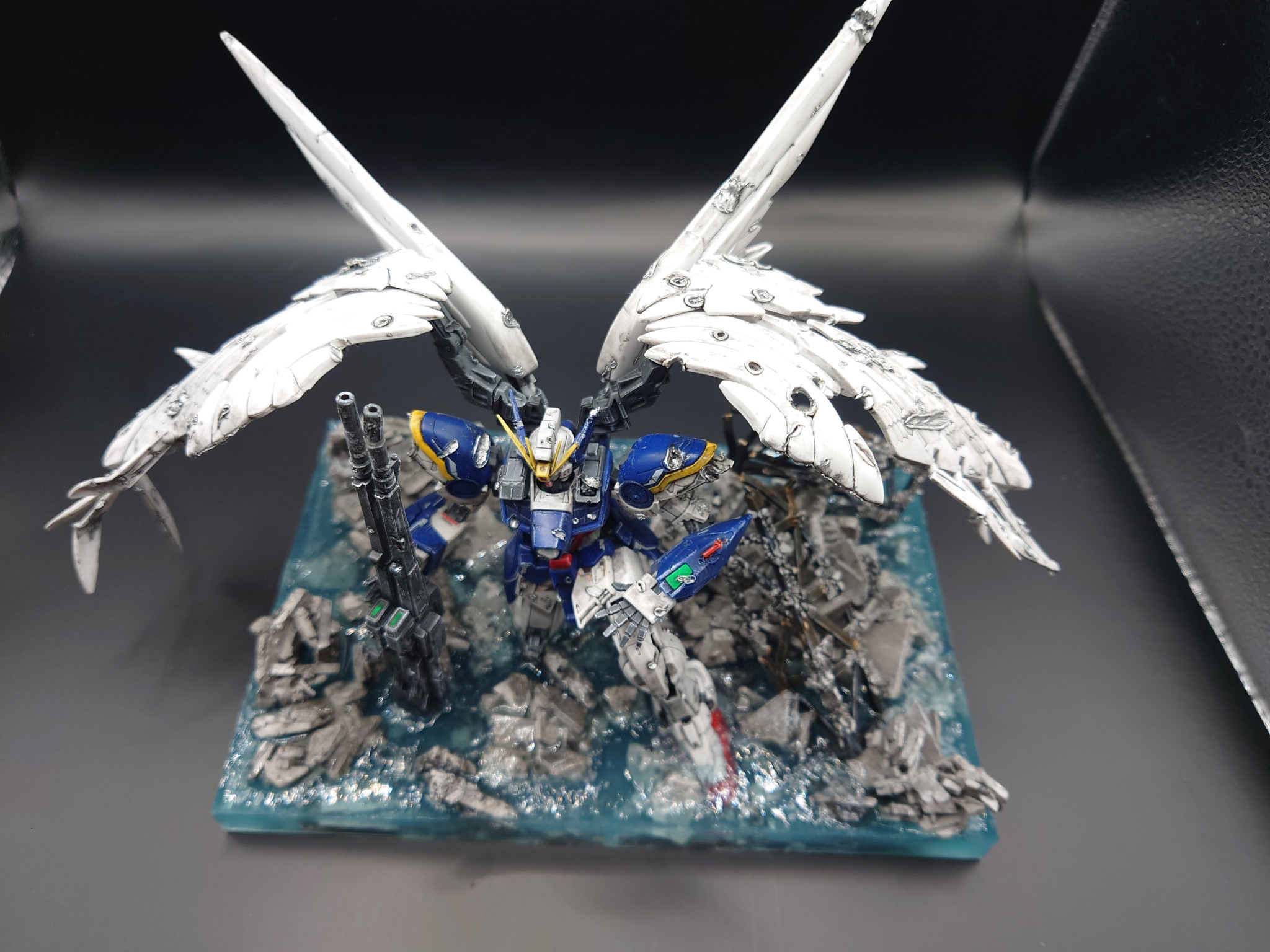 水没した都市廃墟｜@soujirou_soraさんのガンプラ作品｜GUNSTA（ガンスタ）