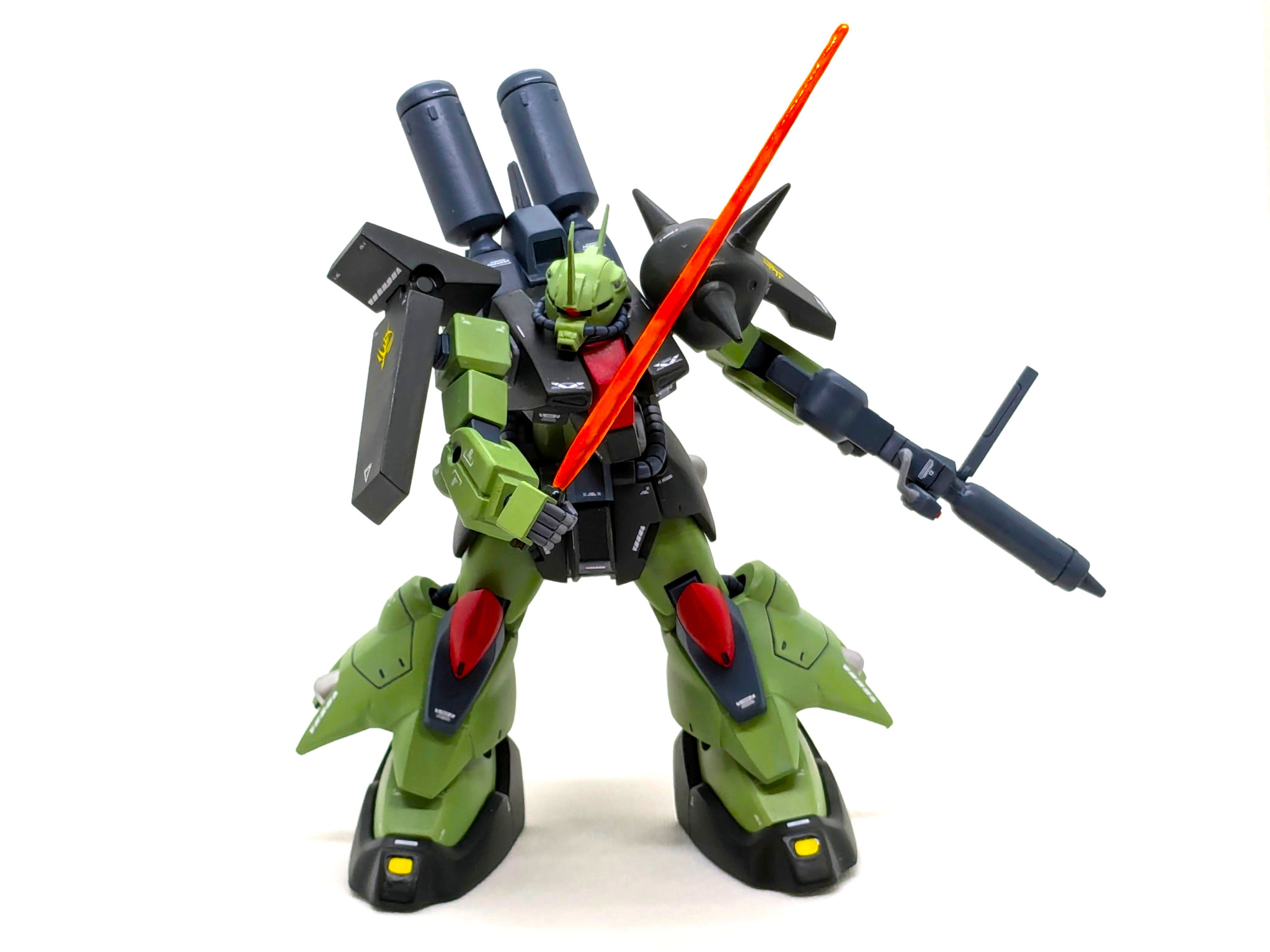 HG ザク3改、合わせ目が気になって全塗装｜だうねこさんのガンプラ作品