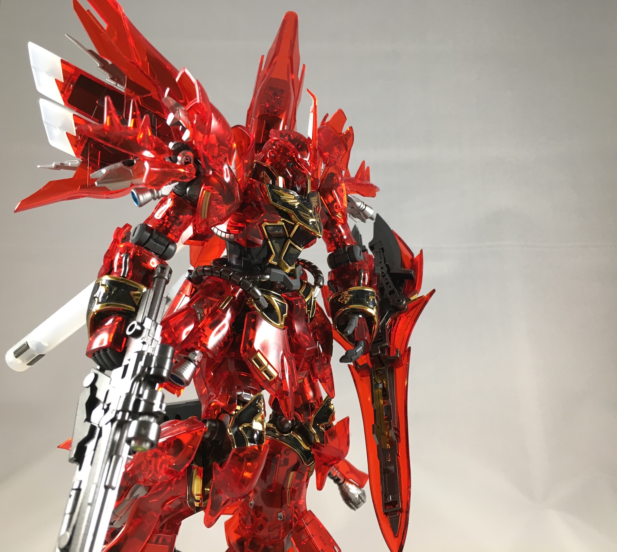 シナンジュ クリアカラー｜ゆみせさんのガンプラ作品｜GUNSTA（ガンスタ）