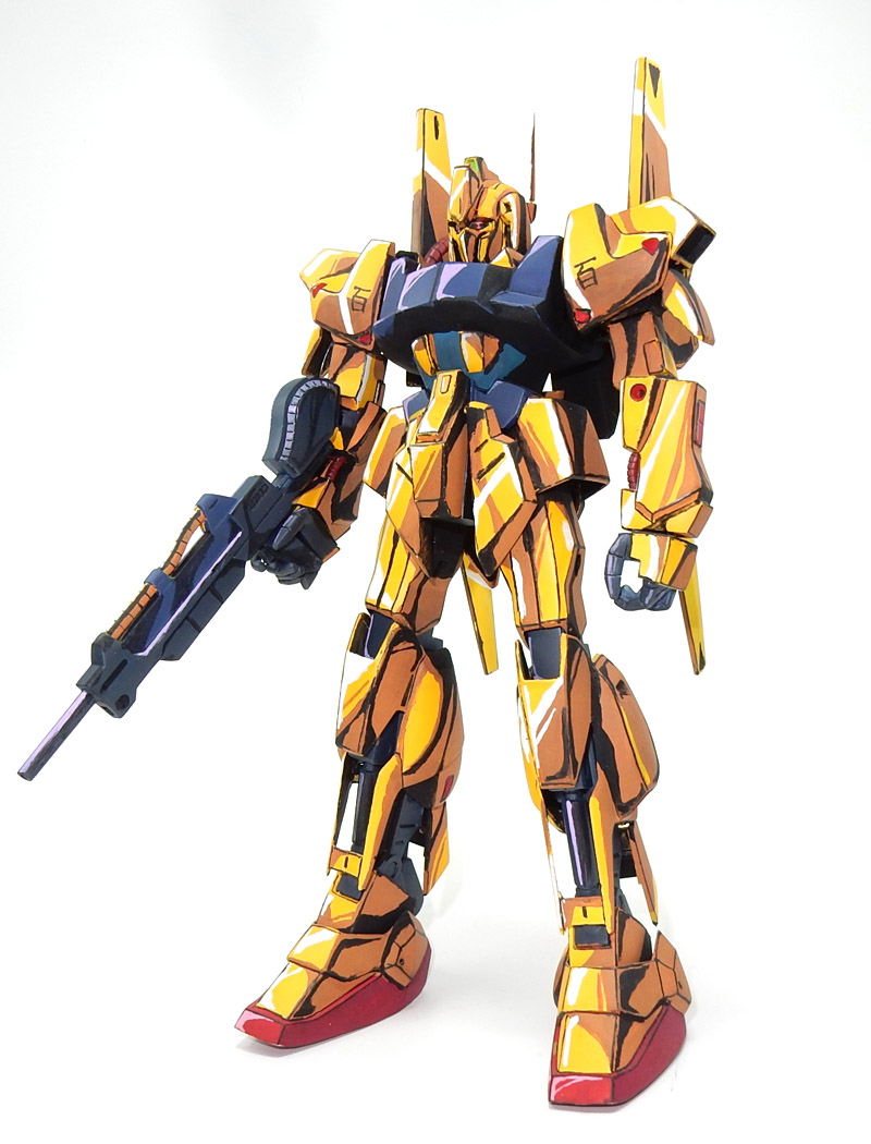 旧1/100百式 アニメイラスト風｜今日さんのガンプラ作品｜GUNSTA