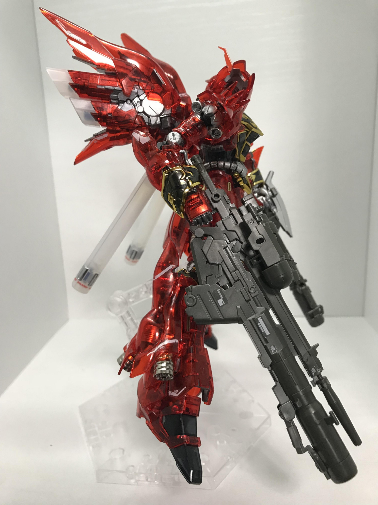 RG シナンジュ クリアカラーver. フレーム塗装仕様｜モルガナさんの