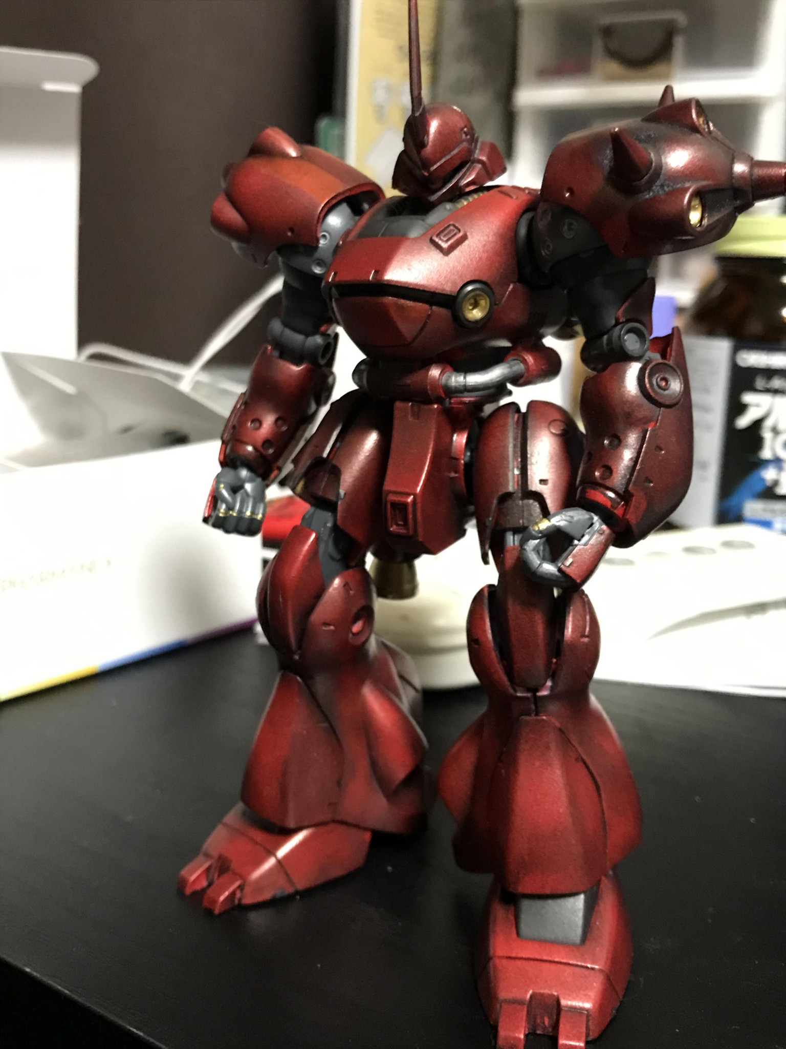 赤ケンプファー｜@hukuronohukuroさんのガンプラ作品｜GUNSTA（ガンスタ）