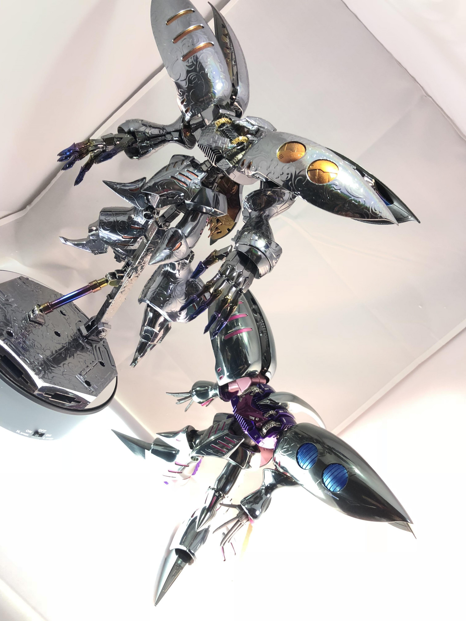 MGキュベレイダムド、エアブラシ・メッキ塗装｜kシェパードさんの