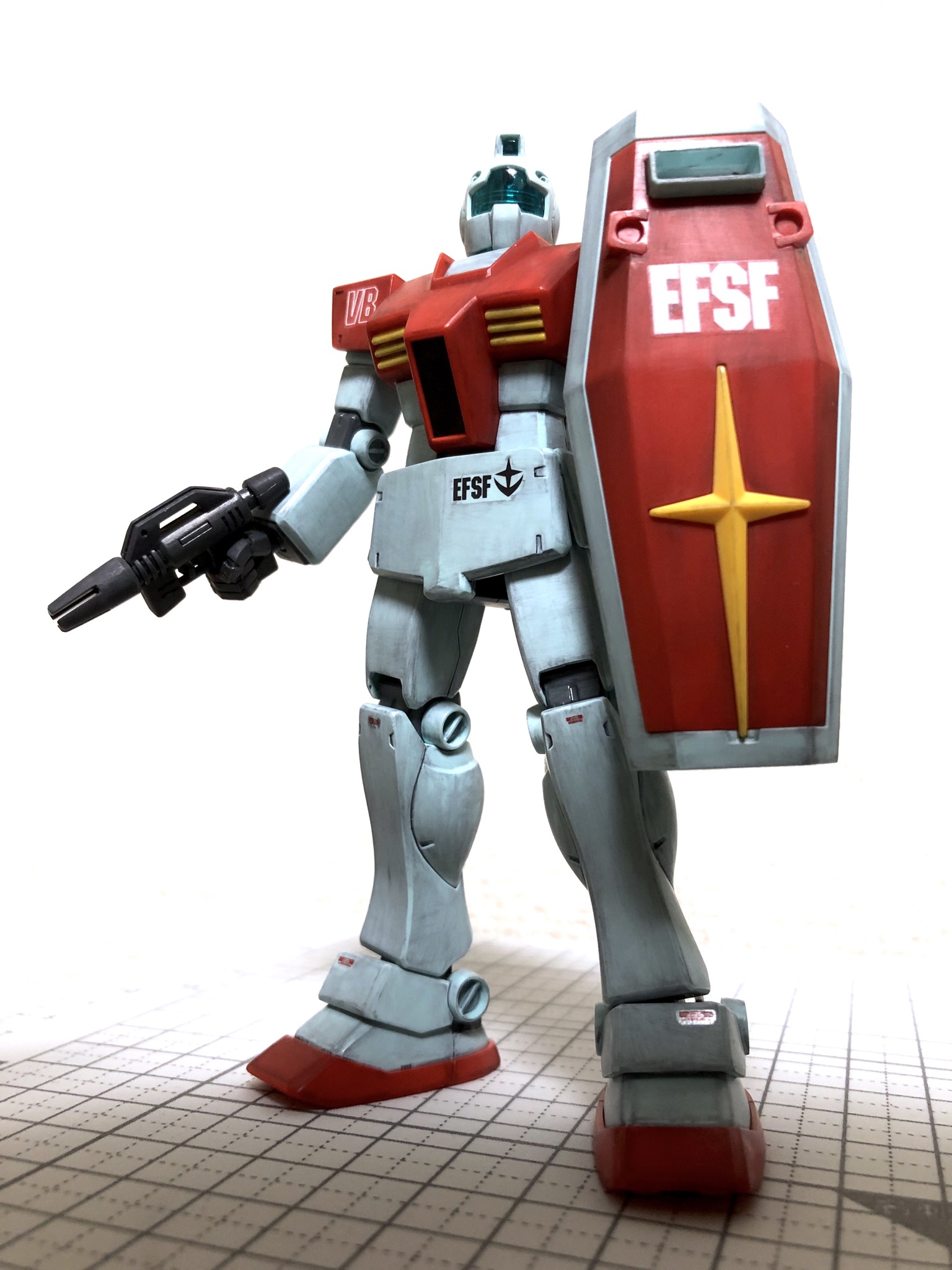 HGUC 1/144 RGM-79 ジム（ガンプラ製作1号機）｜@dentaku_aさんの