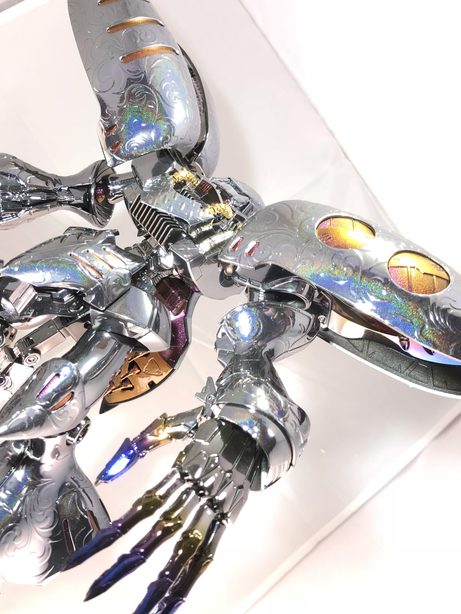 MGキュベレイダムド、エアブラシ・メッキ塗装｜kシェパードさんの