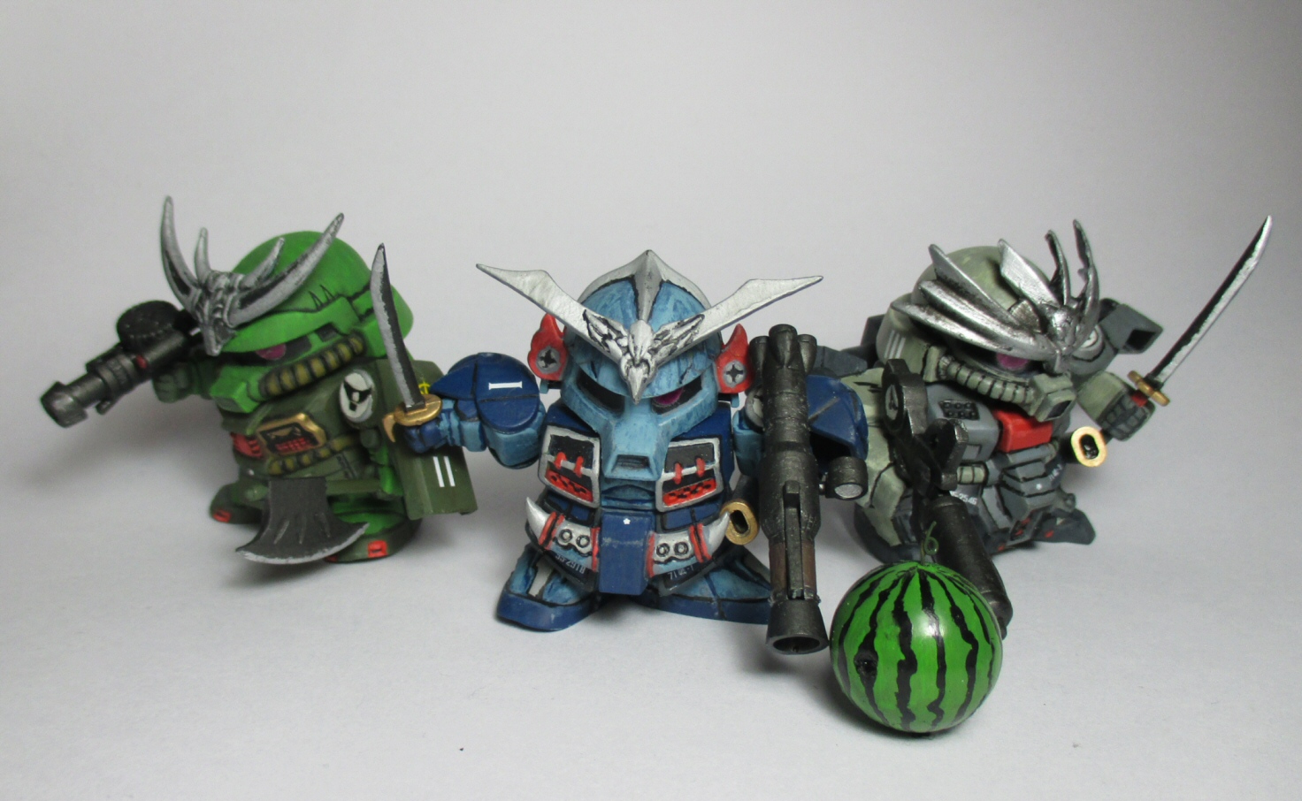 BB戦士 ザク三兄弟｜ゴッグダスさんのガンプラ作品｜GUNSTA（ガンスタ）