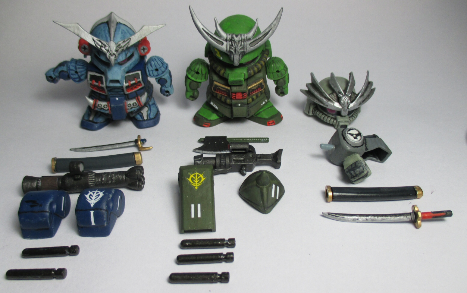 BB戦士 ザク三兄弟｜ゴッグダスさんのガンプラ作品｜GUNSTA（ガンスタ）