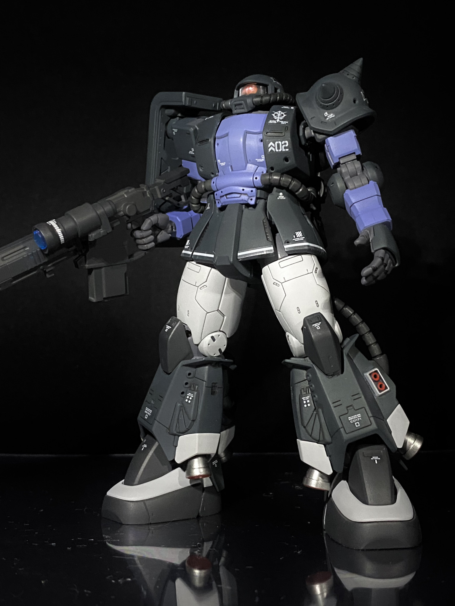 HG黒い三連星専用 高機動型ザク｜@nishizamurai2さんのガンプラ作品