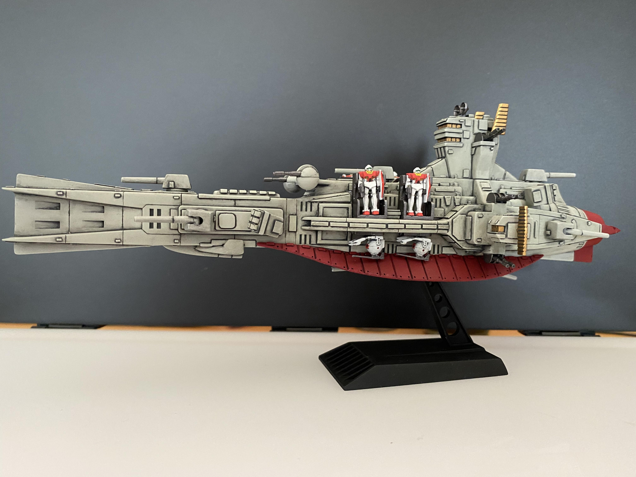 1/1200 サラミス 戦時改修型｜あるふさんのガンプラ作品｜GUNSTA