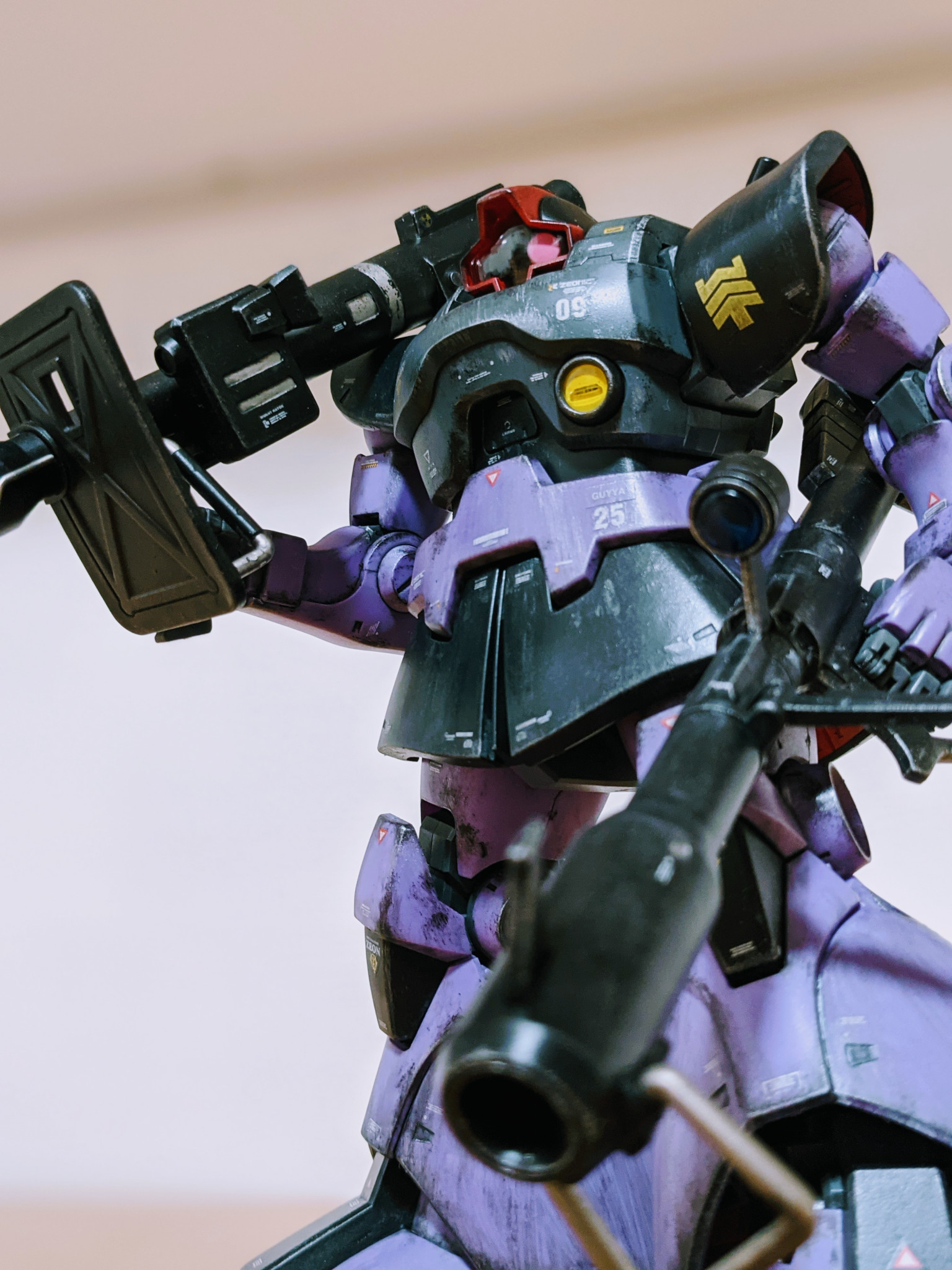 最終値下】MGドム ウェザリング塗装済完成品 MG ドム 塗装済 ガンプラ