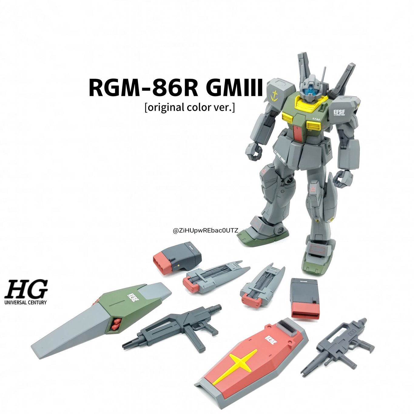 HGUC ジムⅢ[オリジナルカラーVer.]｜ナオキ@ZiHUpwREbac0UTZさんの