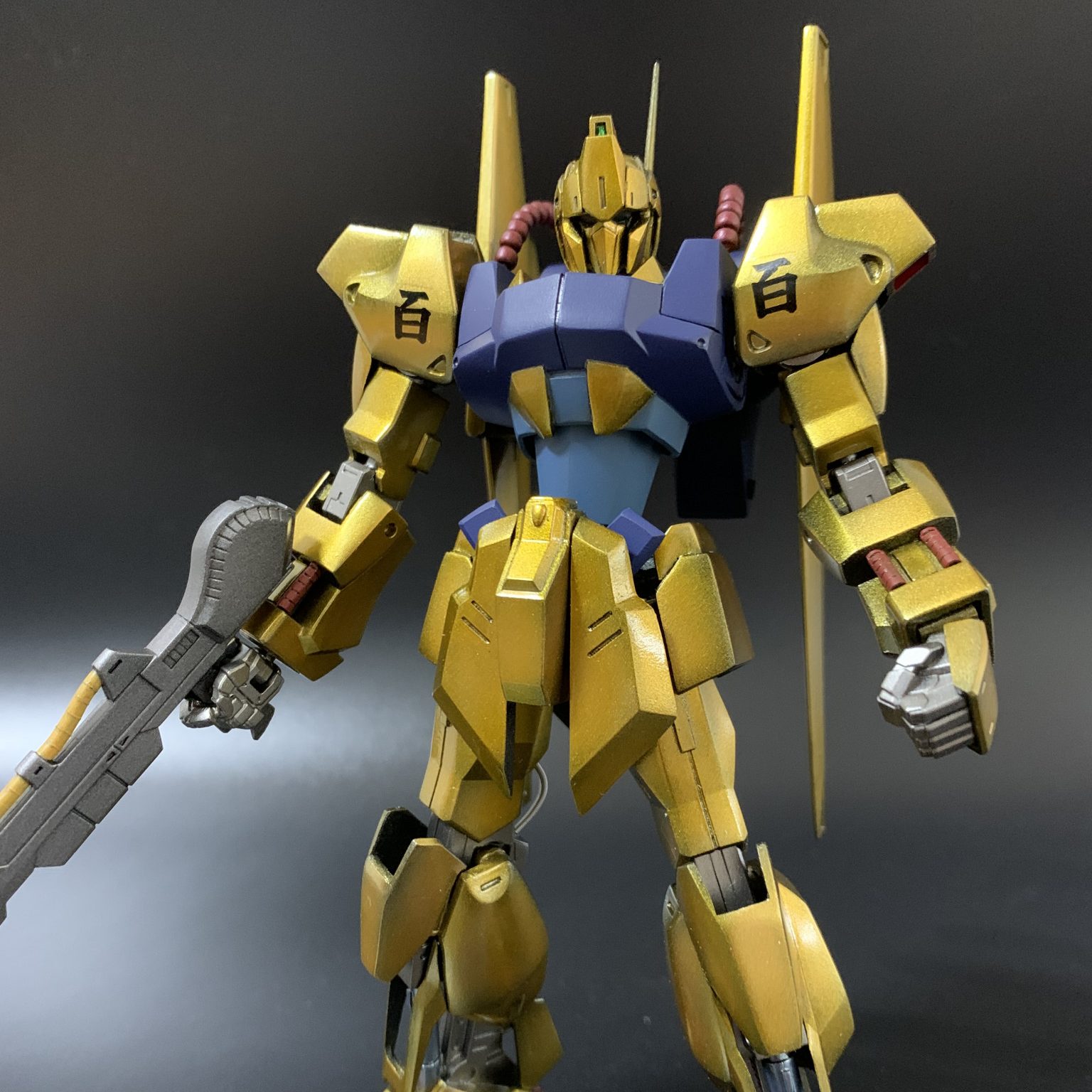 旧キット 百式｜ほむらあずきさんのガンプラ作品｜GUNSTA（ガンスタ）