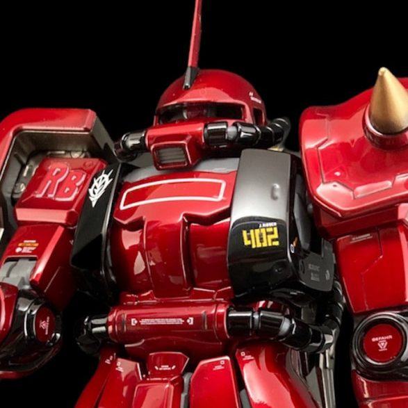 MG ジョニーライデン専用高機動型ザクⅡ｜初音ザクさんのガンプラ作品