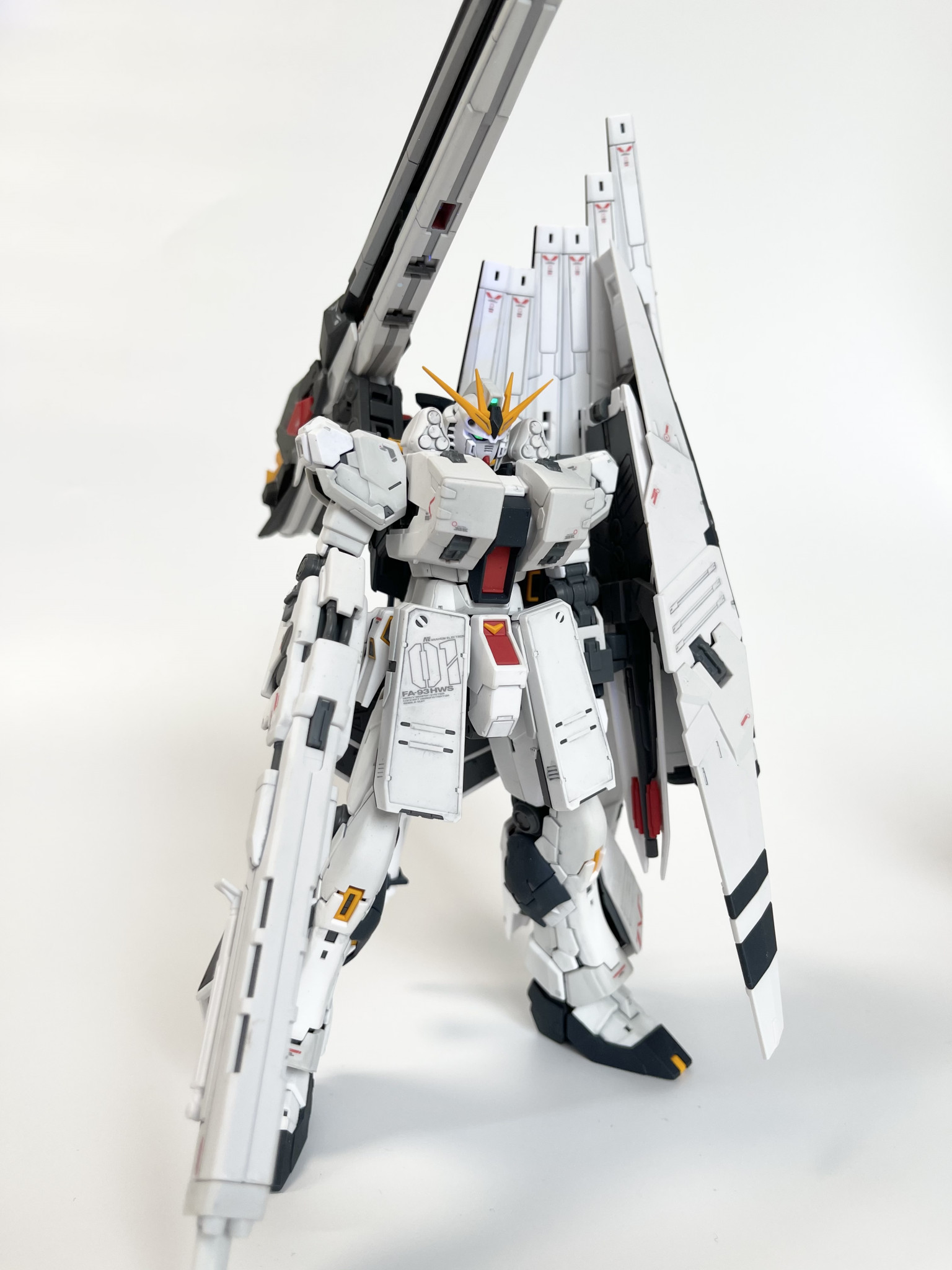 RG νガンダムHWS（ロングレンジ・フィンファンネル装備型）｜仮名さん
