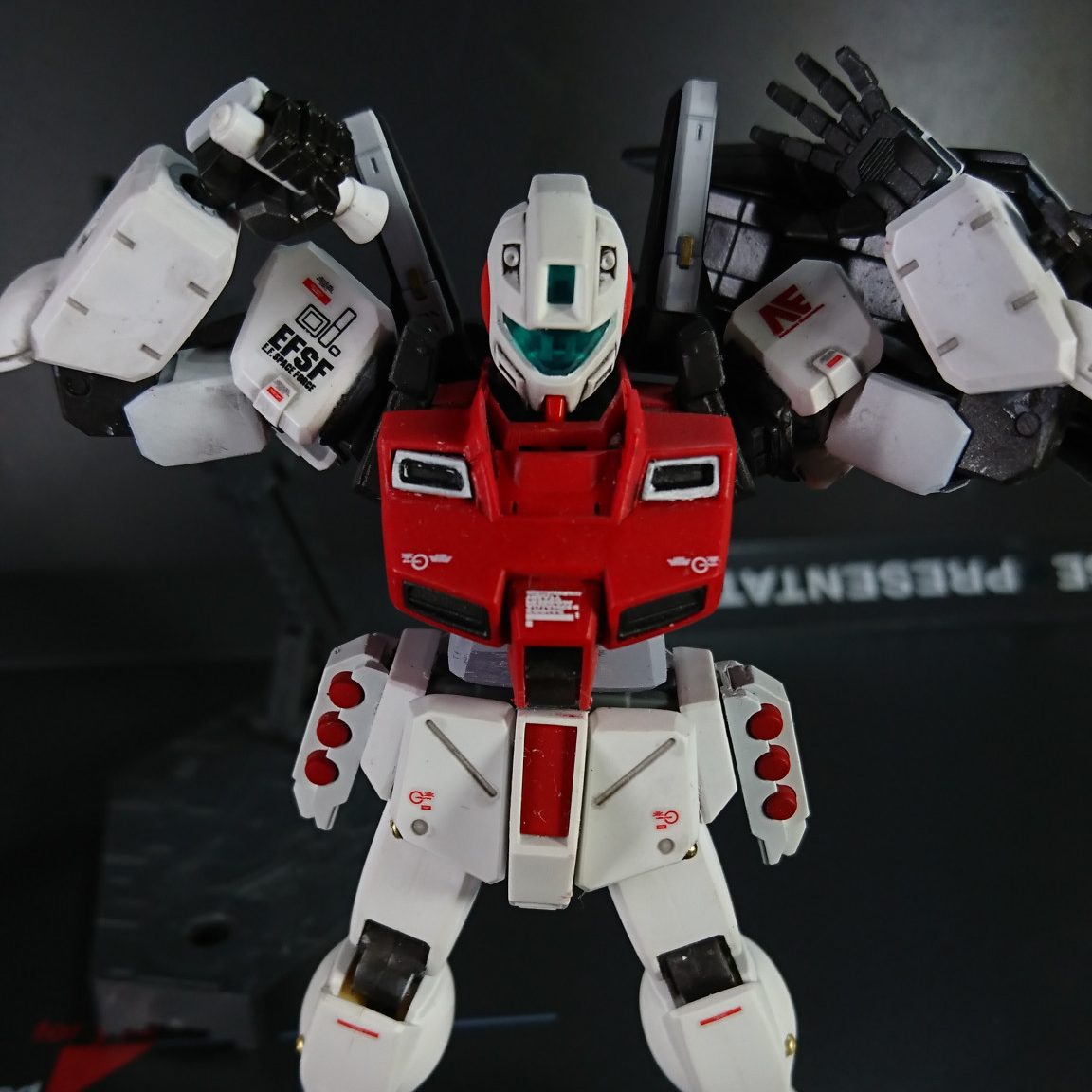 HG ジム・コマンド(宇宙仕様) 全塗装｜ふぁぶりかさんのガンプラ作品