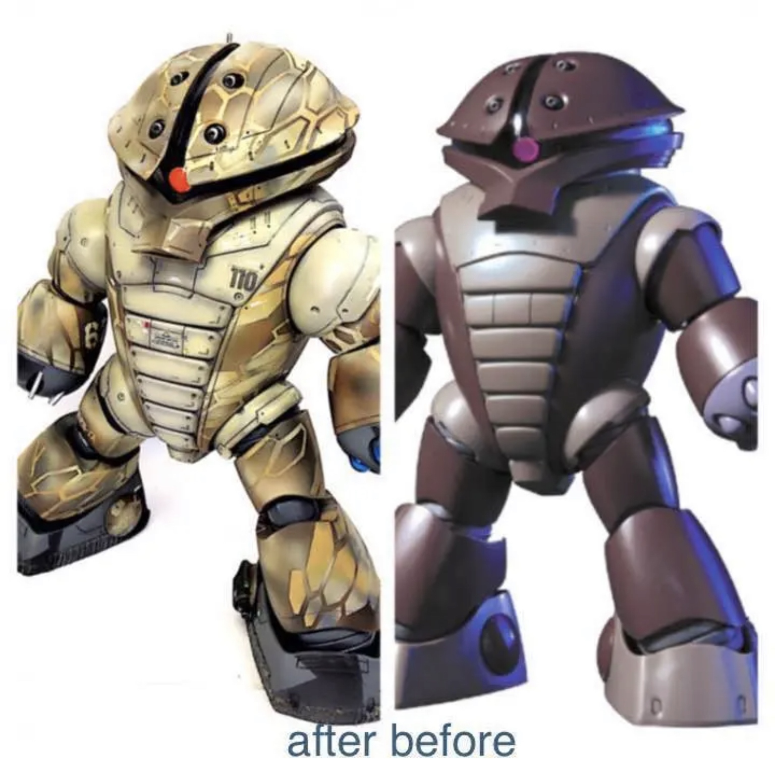 RG風 HGUC MSM-04 アッガイ 1/144｜茶家持さんのガンプラ作品｜GUNSTA