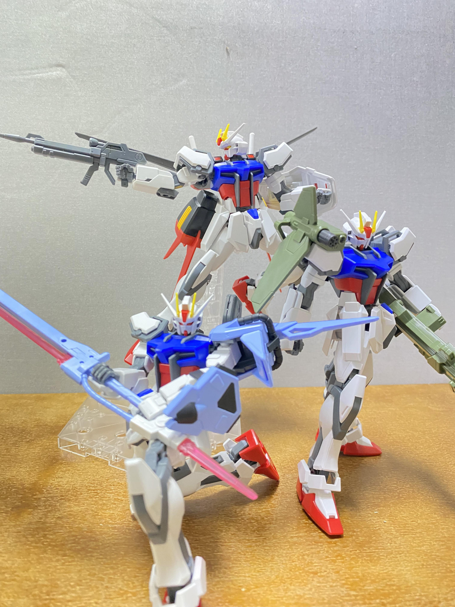 GAT-X105 ストライク（ストライカーパックセット）｜いちのせさんの