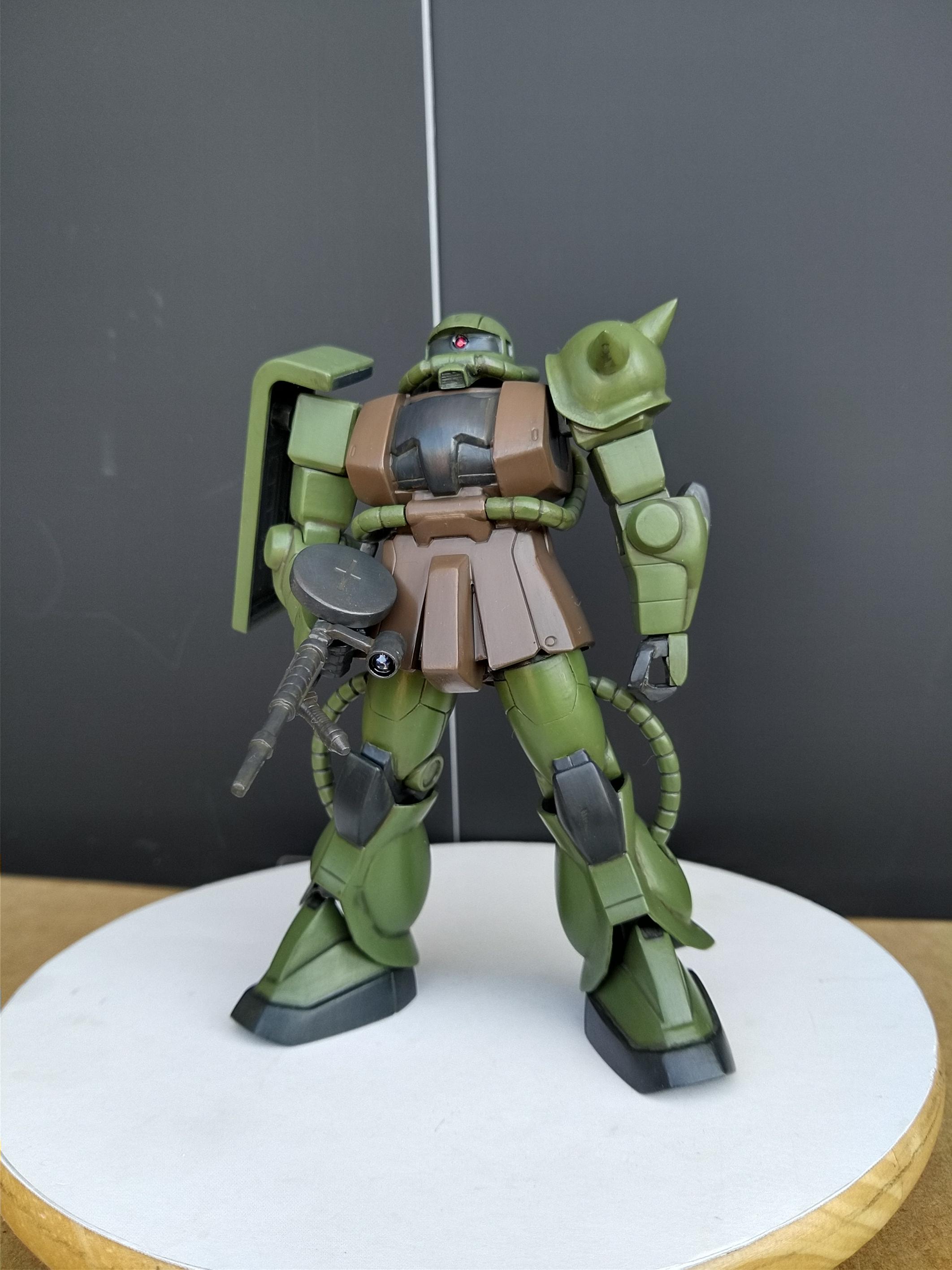 旧キット1/144FGザク筆塗り｜you.zxt10cさんのガンプラ作品｜GUNSTA