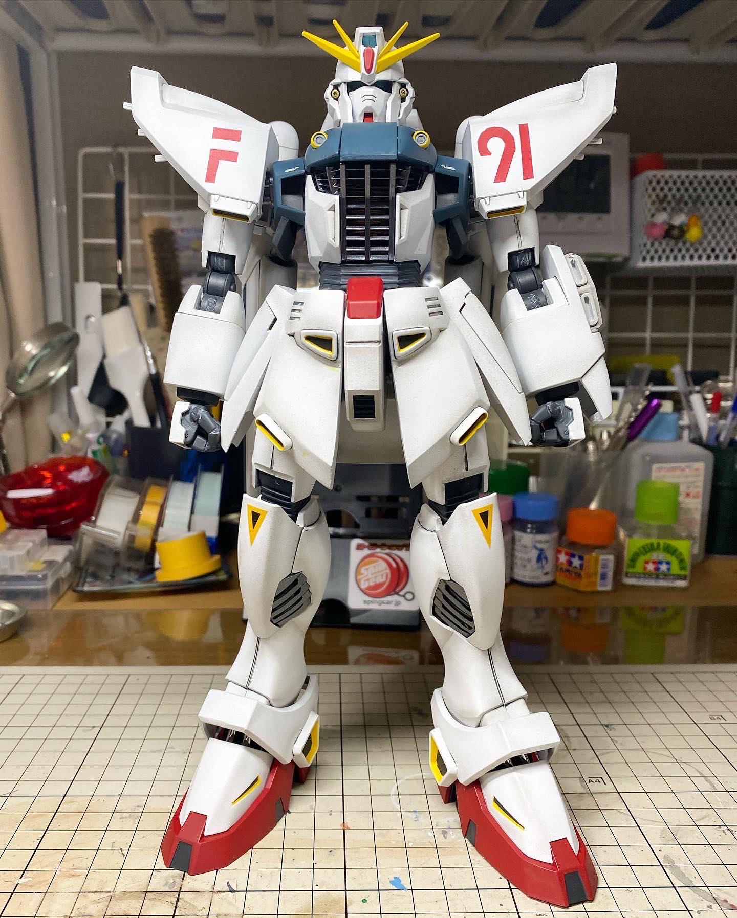 1/60 ガンダムF91｜ますすさんのガンプラ作品｜GUNSTA（ガンスタ）