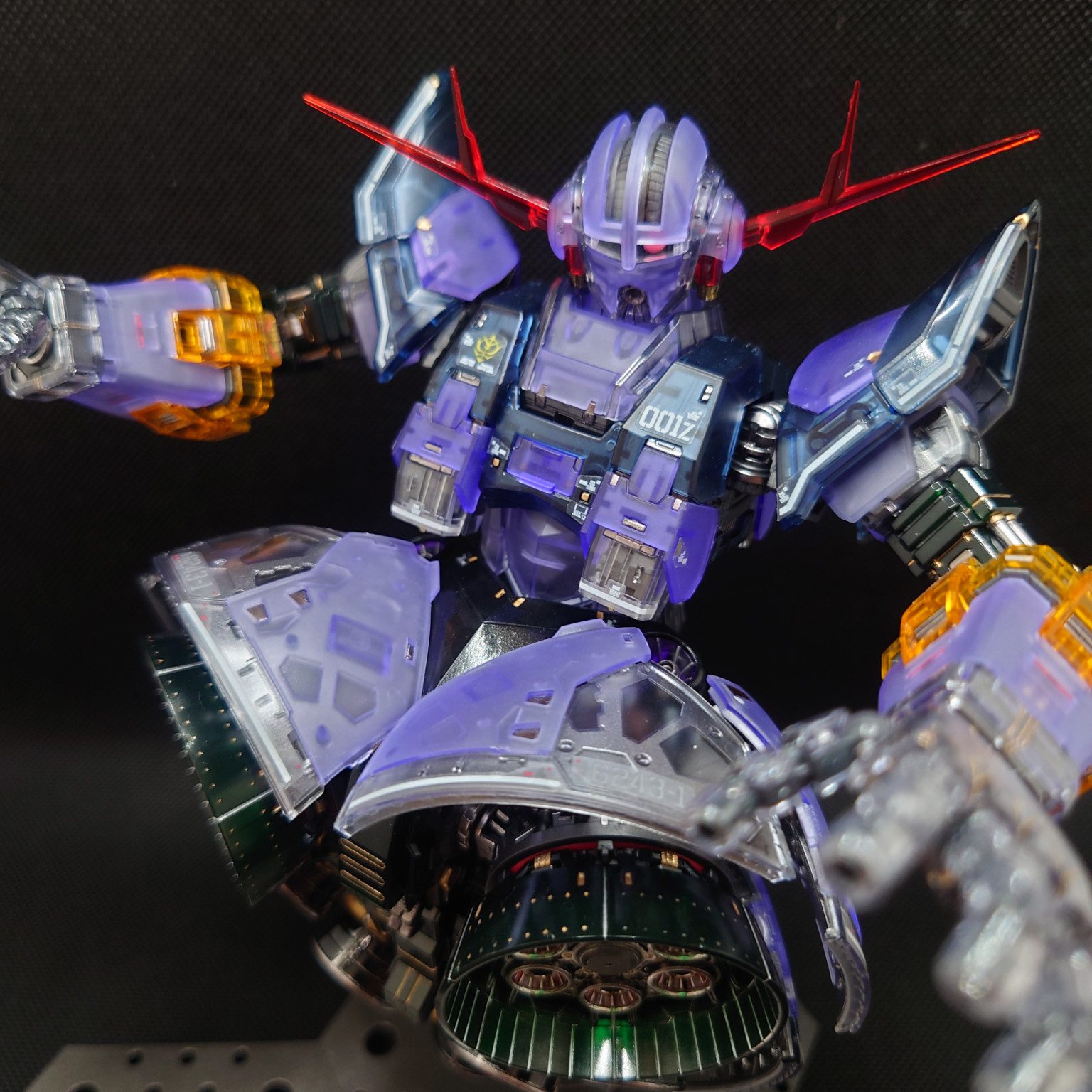 RG ジオング クリアカラー｜J'zさんのガンプラ作品｜GUNSTA（ガンスタ）