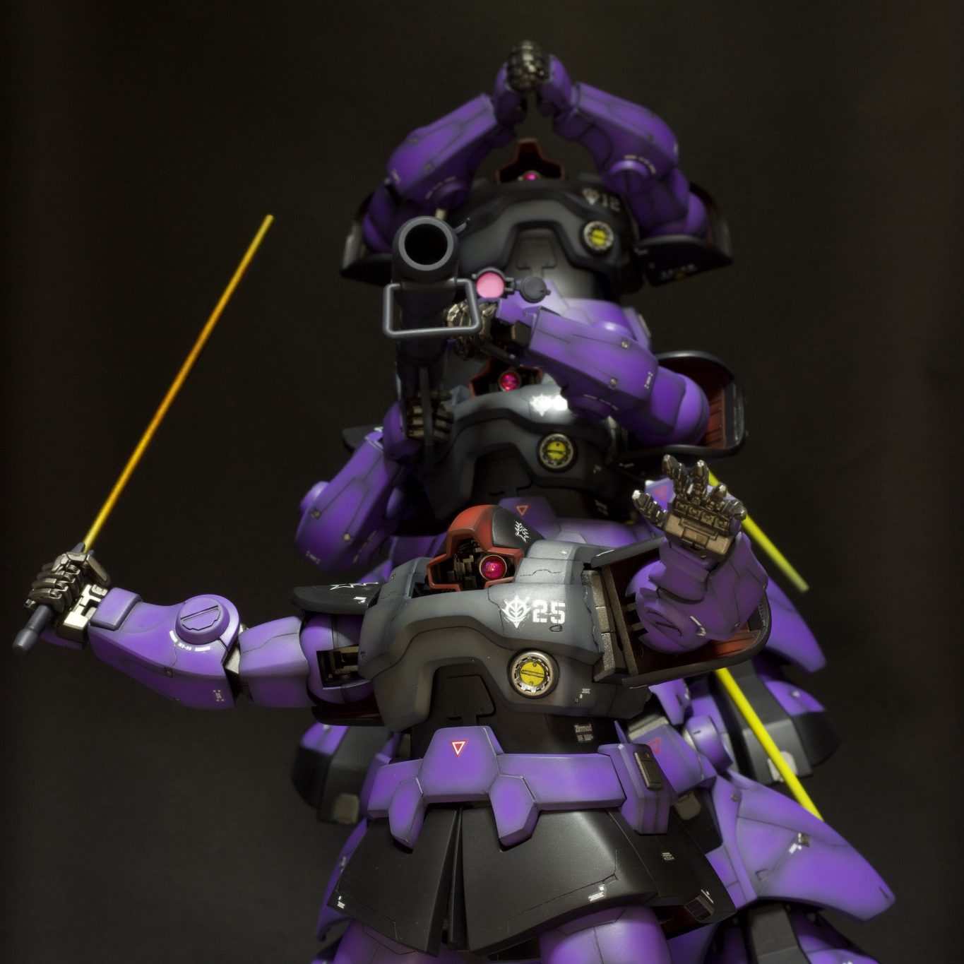 MGドム 黒い三連星｜satmaruさんのガンプラ作品｜GUNSTA（ガンスタ）