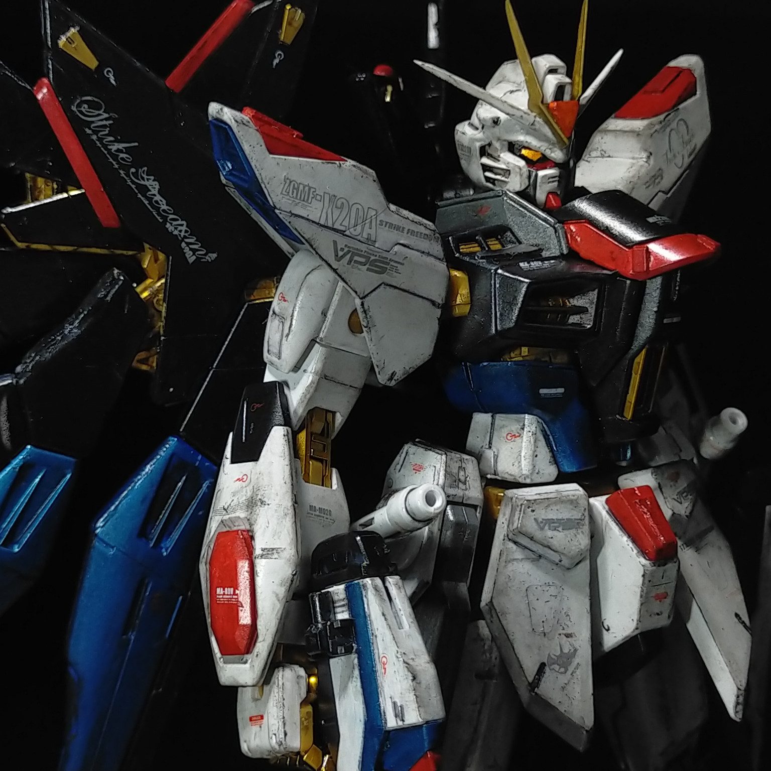 MGストライクフリーダムフルバーストモード｜sorahananoさんのガンプラ